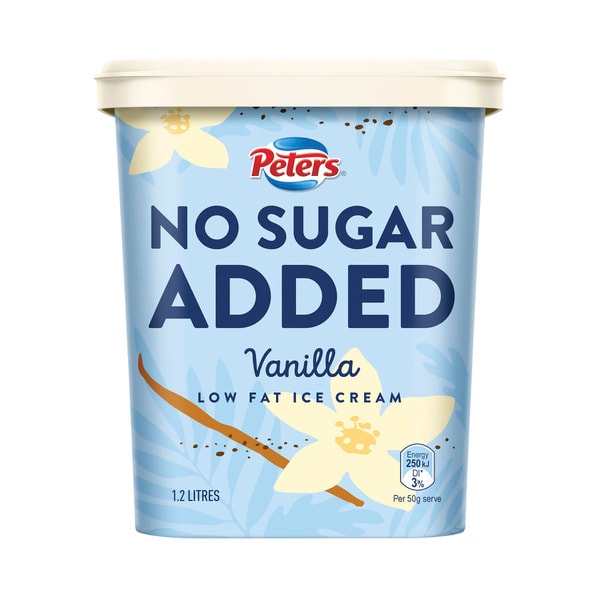 Peters No Sugar Added Vanilla Ice Cream | 1.2L