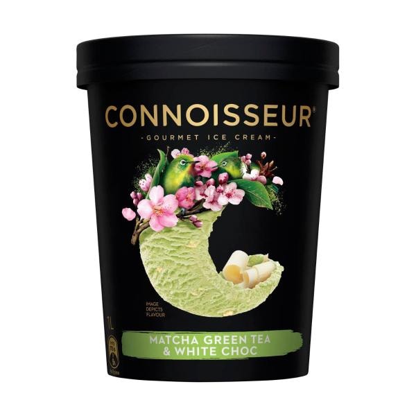 Connoisseur Ice Cream Matcha Green Tea With White Chocolate | 1L
