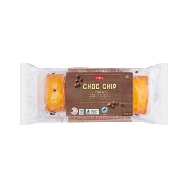 Coles Chocolate Chip Muffin Bars | 420g