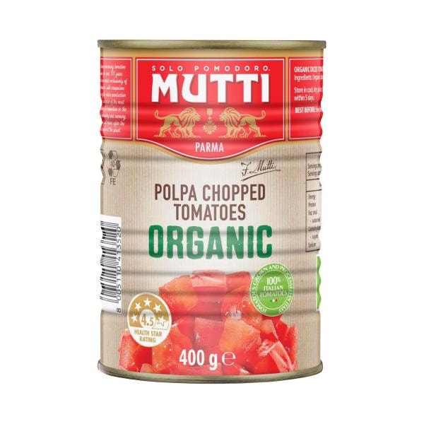 Mutti Polpa Chopped Organic Tomatoes | 400g