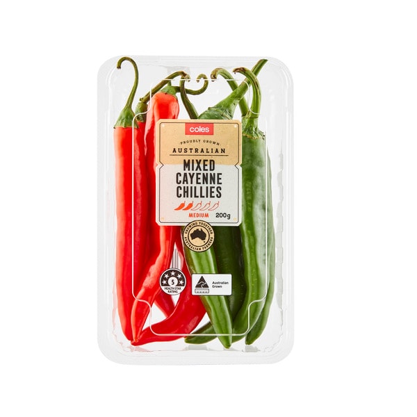 Coles Fresh Chillies Mixed | 200g