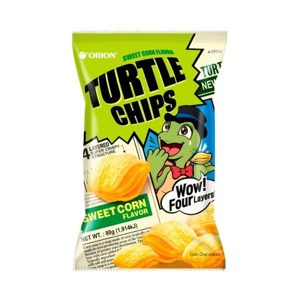 Orion Turtle Chips Corn Soup Flavour | 80g