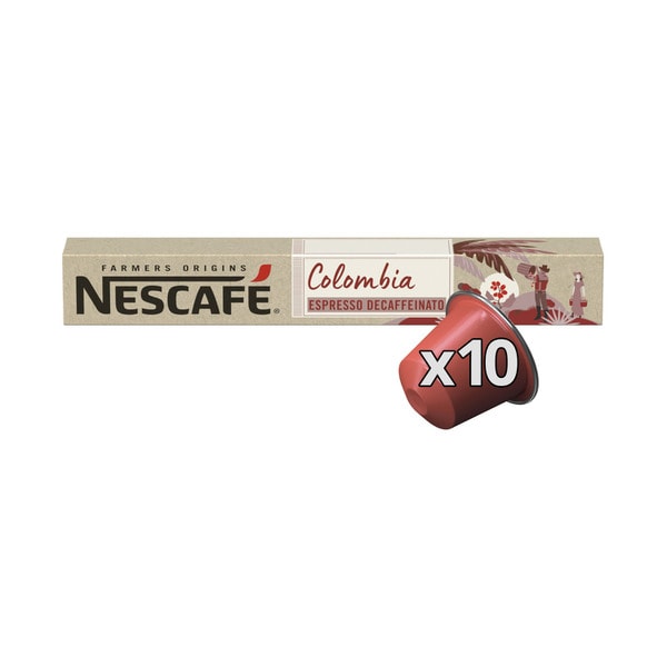 Nescafe Farmers Origins Colombia Ristretto Decaf | 10 pack
