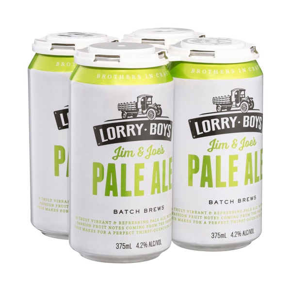 Lorry Boys Pale Ale Can 375mL | 4 Pack