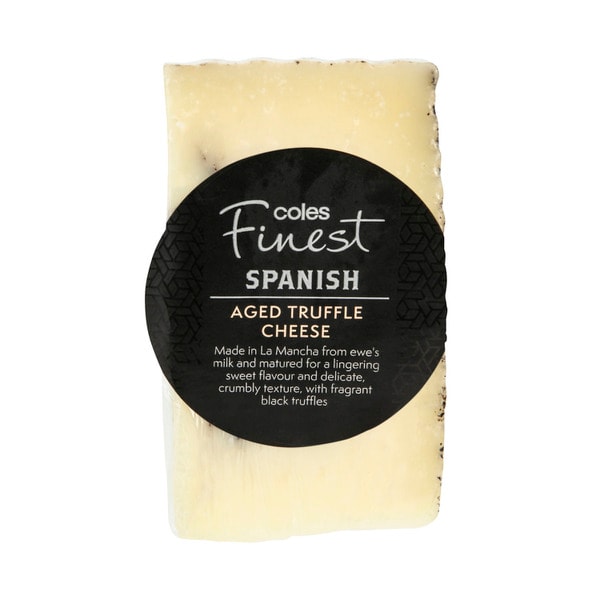 Coles Finest Spanish Aged Truffle Cheese | approx. 150g