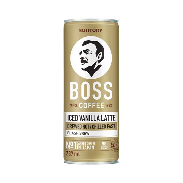 Boss Vanilla Latte Coffee | 237mL