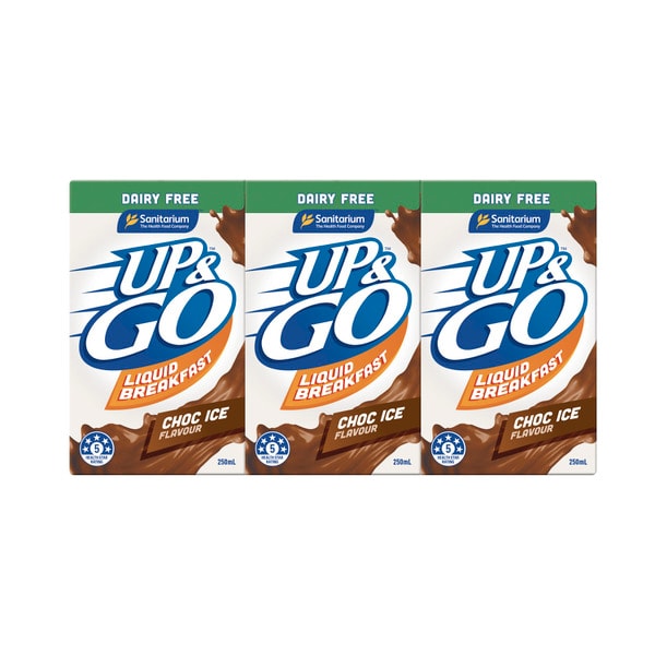 Sanitarium Up&Go Dairy Free Choc 3x250mL | 750mL