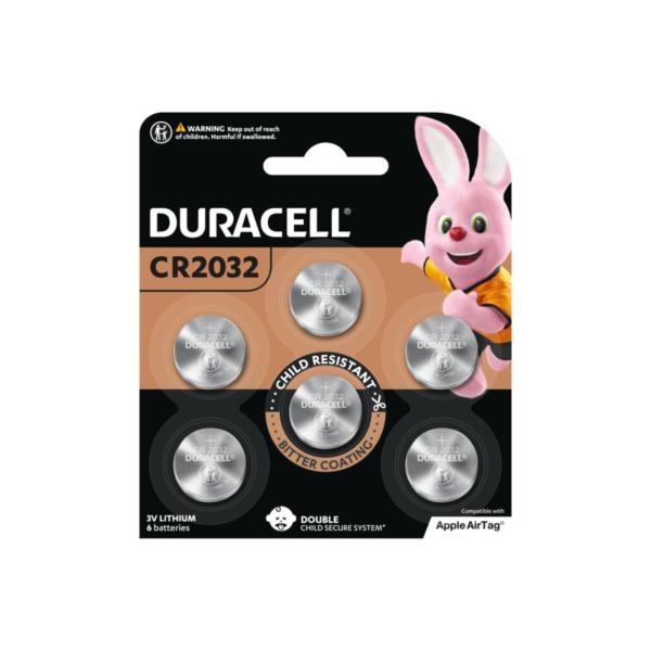 Duracell Lithium Coin Batteries 2032 | 6 pack