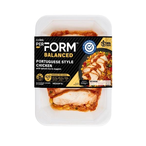 Coles Perform Portuguese Style Chicken | 330g
