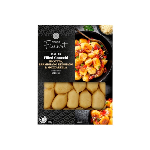 Coles Finest Filled Gnocchi Mozz Parmi Reggi & Ricotta | 350g