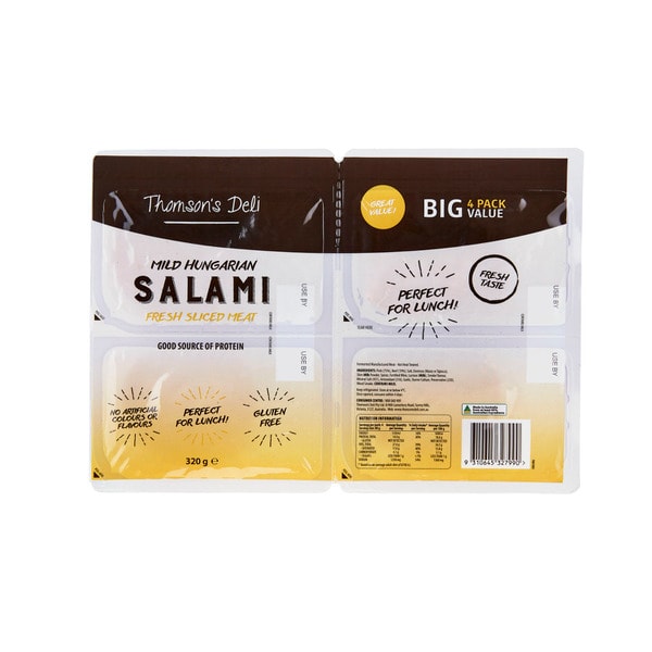 Thomson's Deli Mild Hungarian Salami | 320g