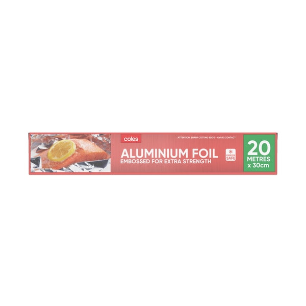 Coles Aluminium Foil Wrap 30cm | 20 metre