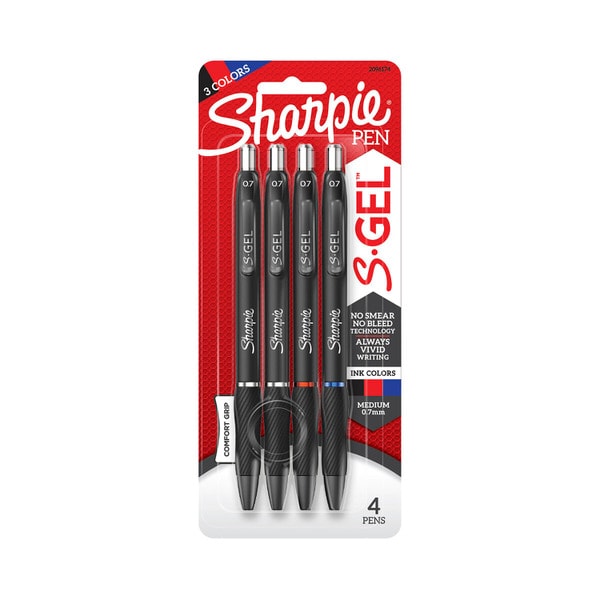 Sharpie S-Gel Pens Assorted | 4 pack
