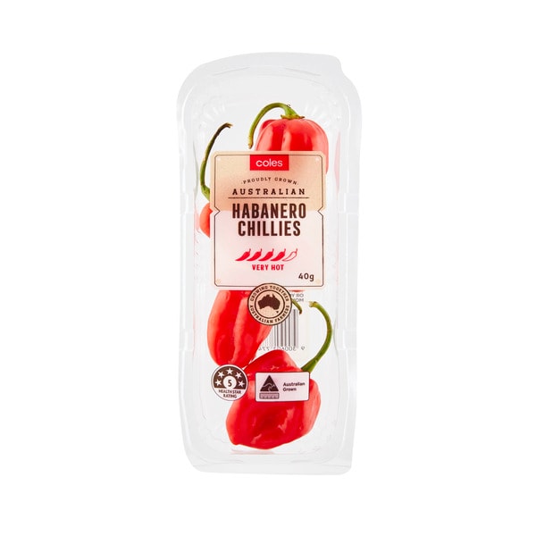 Coles Habanero Chillies | 40g