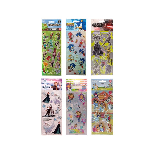 Licensed Stickers | 3 pack