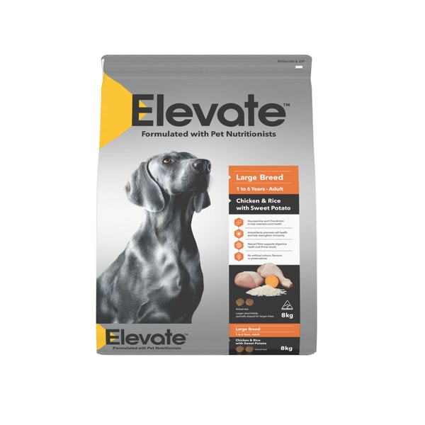Elevate Dry Dog Food Large Breed Chicken | 8kg
