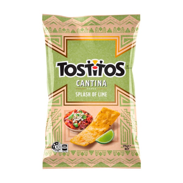 Tostitos Splash Of Lime Tortilla Chips | 175g