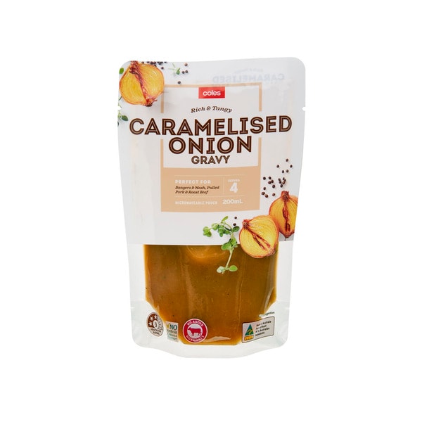 Coles Premium Caramelised Onion Jus | 200mL