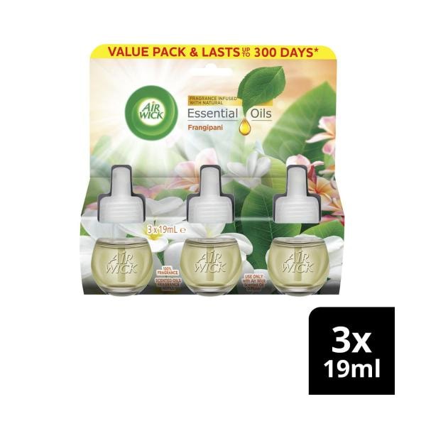 Air Wick Pure Frangipani Plug in Diffuser Refill | 3 pack