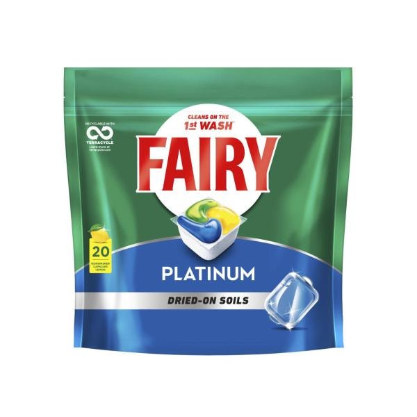 Fairy Platinum Dishwashing Tablets | 20 pack