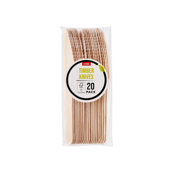 Coles Timber Knives | 20 pack