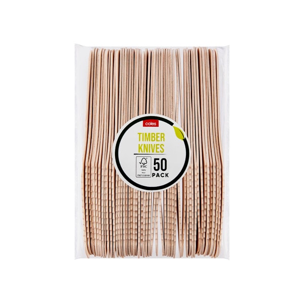 Coles Timber Knives | 50 pack