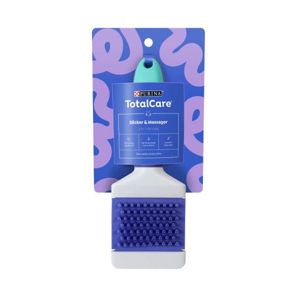 Purina Total Care Slicker And Massager Brush Cat | 1 pack