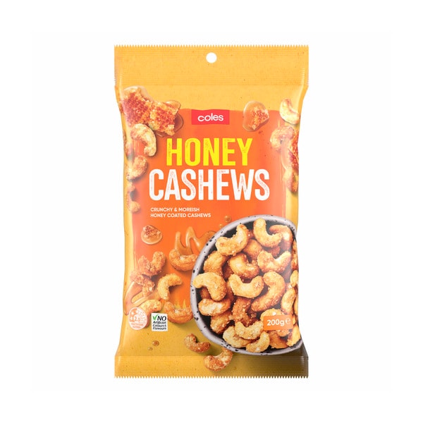 Coles Honey Cashews | 200g