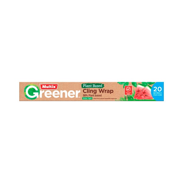 Multix Greener Plant Based Cling wrap 20m | 1 pack