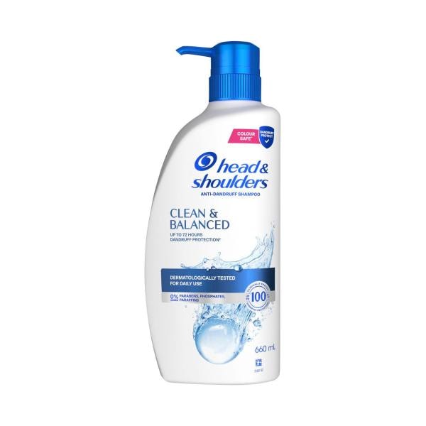 Head & Shoulders Clean & Balanced Shampoo | 660mL