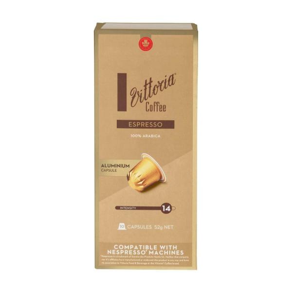 Vittoria Espresso Nespresso Compatible Coffee Capsules | 10 pack