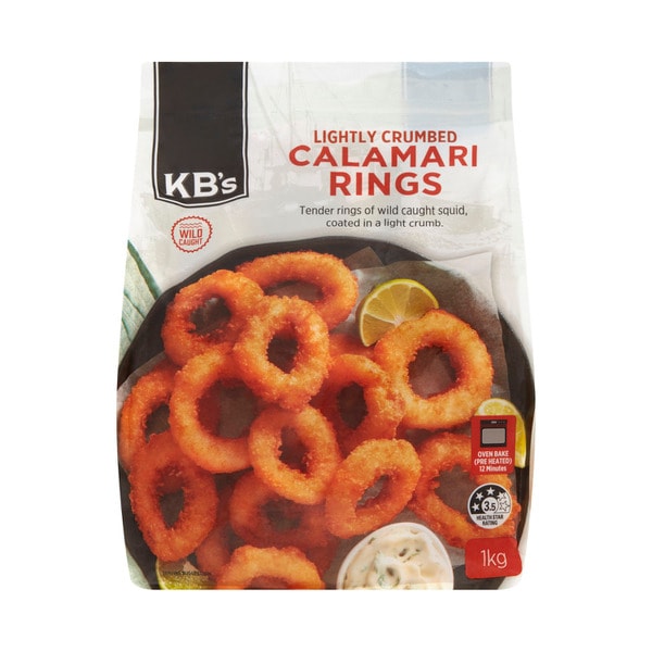 Kb's Crumbed Squid Rings | 1kg