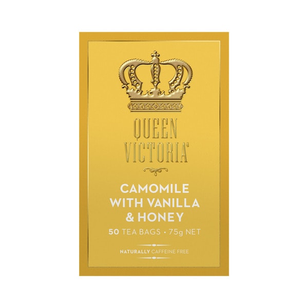 Queen Victoria  Honey & Vanilla Camomile Tea Bags | 50 pack