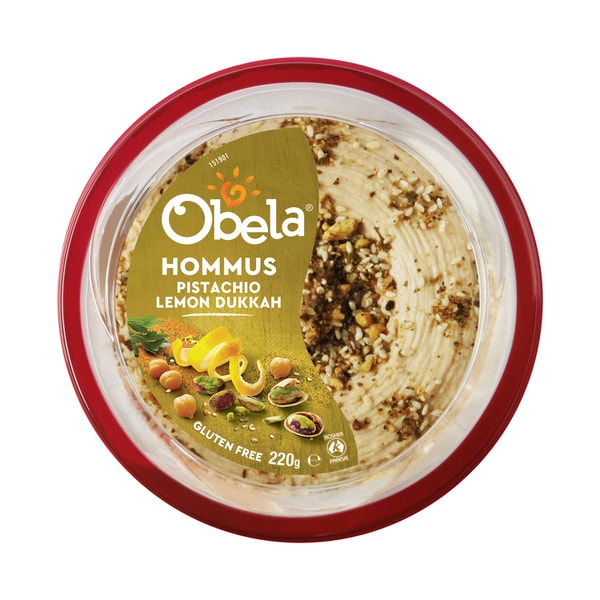 Obela Hommus Pistachio Lemon Dukkah | 220g