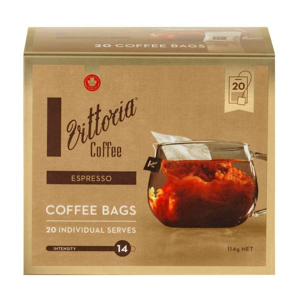 Vittoria Coffee Bags Espresso Blend | 20 pack
