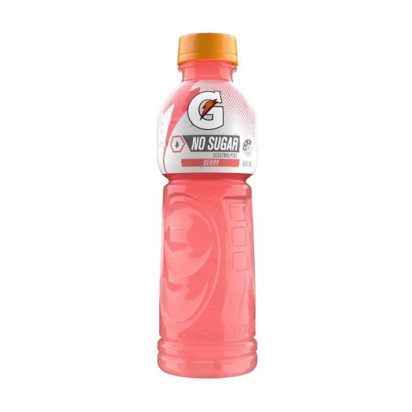 Gatorade Sports Drinks Sugar Free Berry Electrolyte Hydration Bottle | 600mL