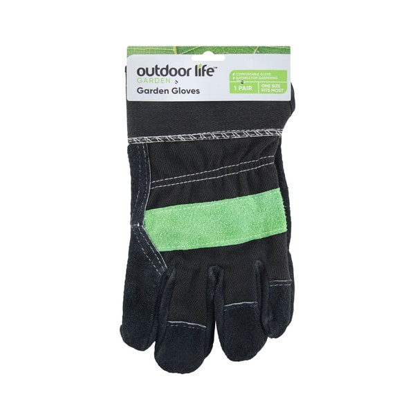 Outdoor Life Leather Garden Gloves Large | 1 pack
