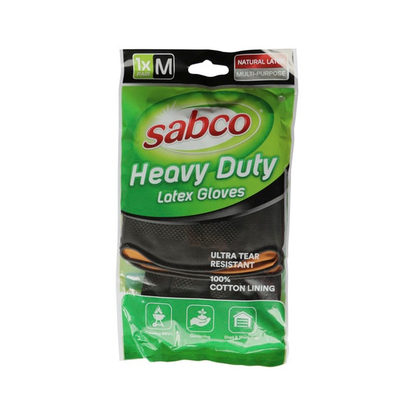 Sabco Heavy Duty Gloves Medium | 1 pack