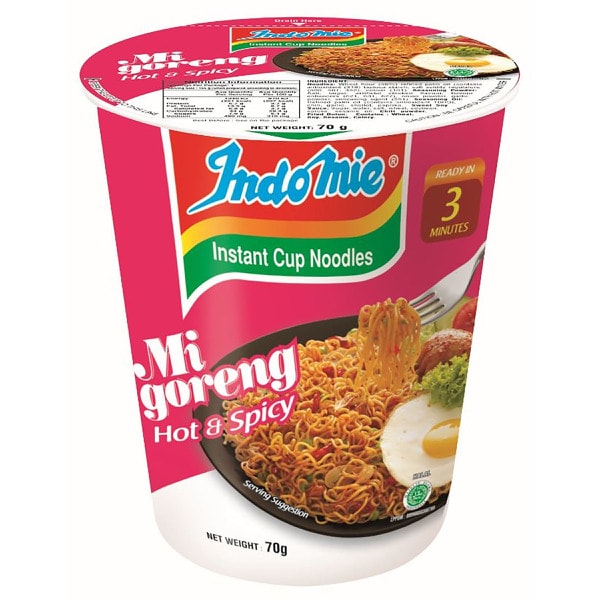 Indomie Hot & Spicy Noodle Cup | 75g