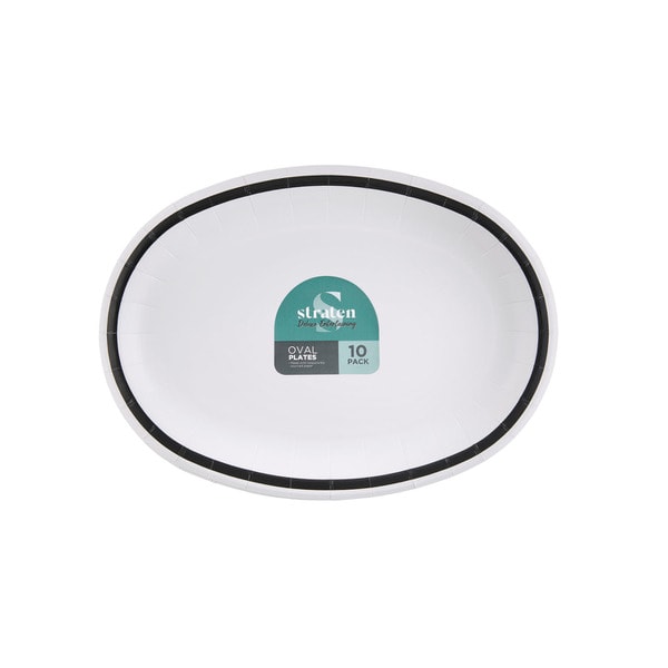 Straten Oval Plates | 10 pack