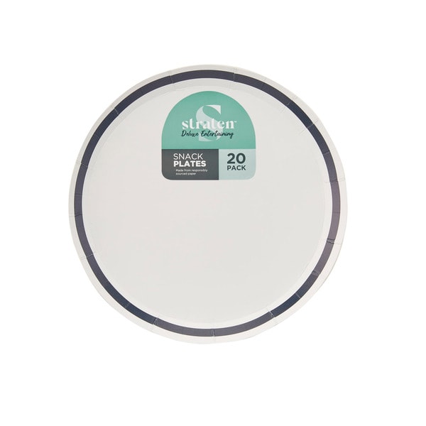 Straten Snack Plates | 20 pack