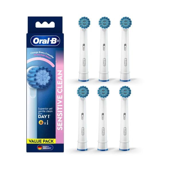 Oral B Sensitive Brush Head Refills | 6 pack