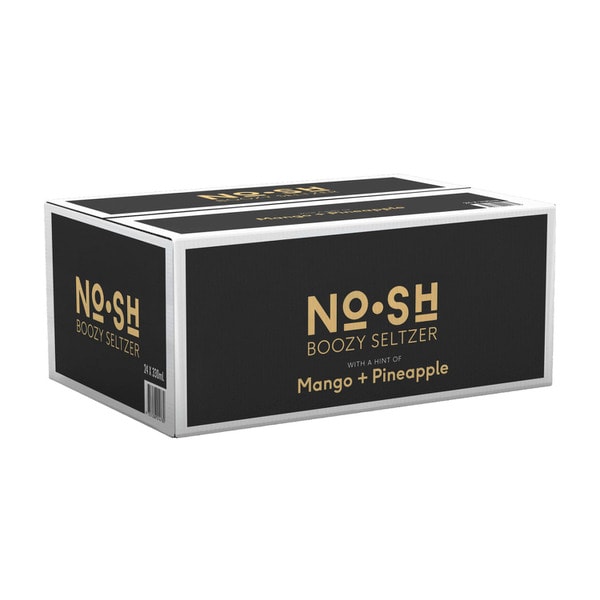 Nosh Boozy Seltzer Mango Pineapple Can 330mL | 24 Pack