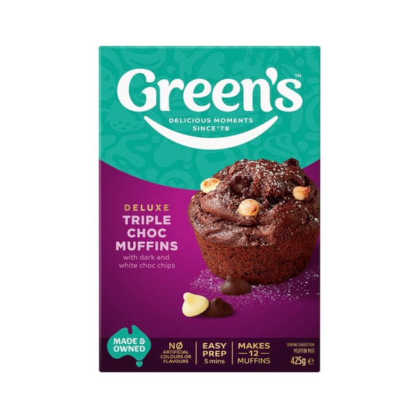 Green's Triple Choc Muffin Mix | 425g