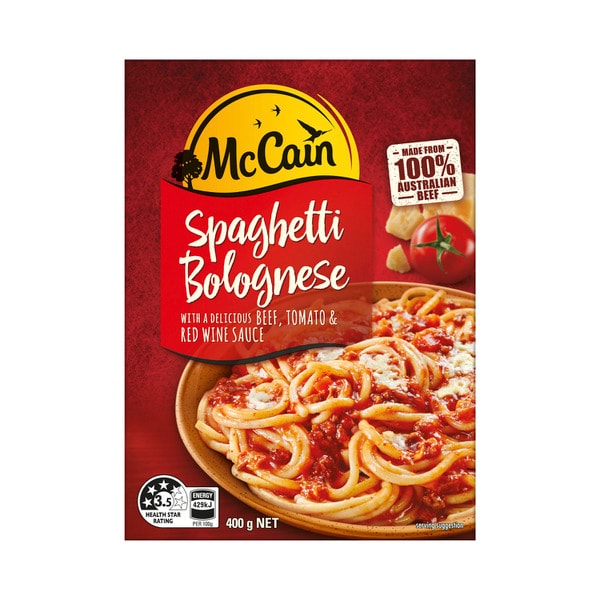 McCain Red Box Tray Spaghetti Bolognese  | 400g
