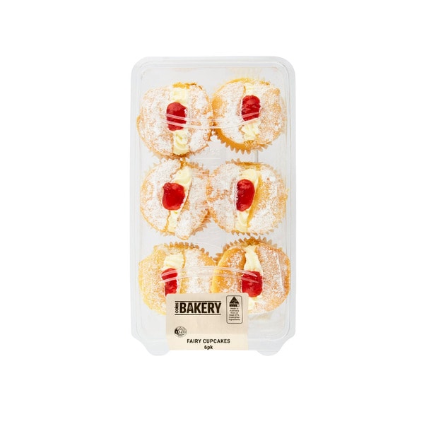 Coles Bakery Fairy Cupcakes | 6 pack