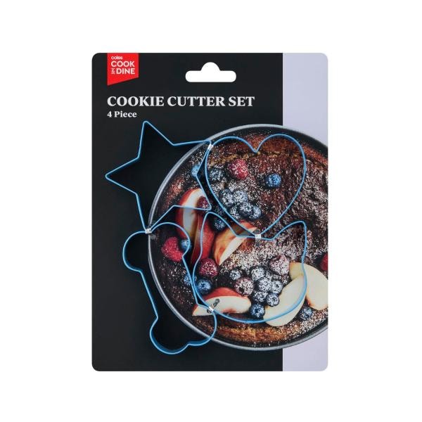 Cook & Dine Stainless Steel Cookie Cutters | 4 pack