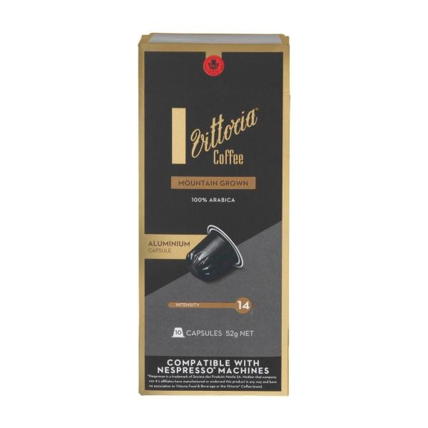 Vittoria Mountain Grown Nespresso Compatible Coffee Capsules | 10 pack