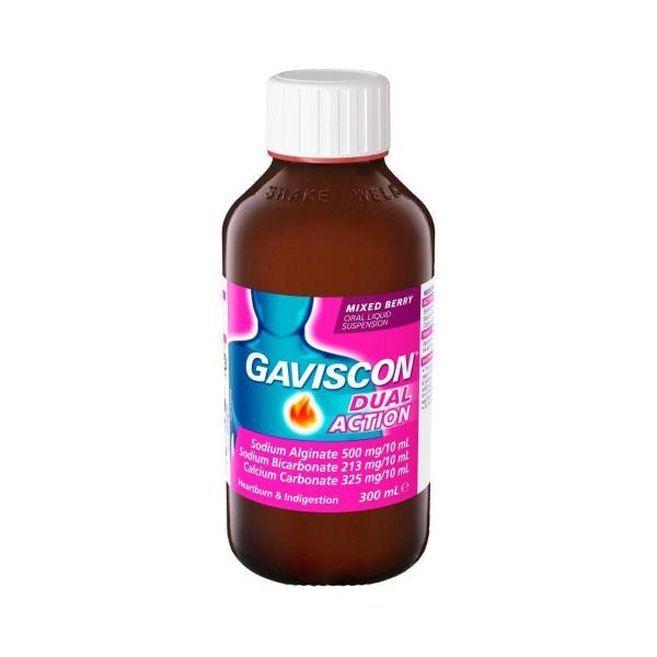 Gaviscon Dual Action Liquid Mixed Berry | 300mL