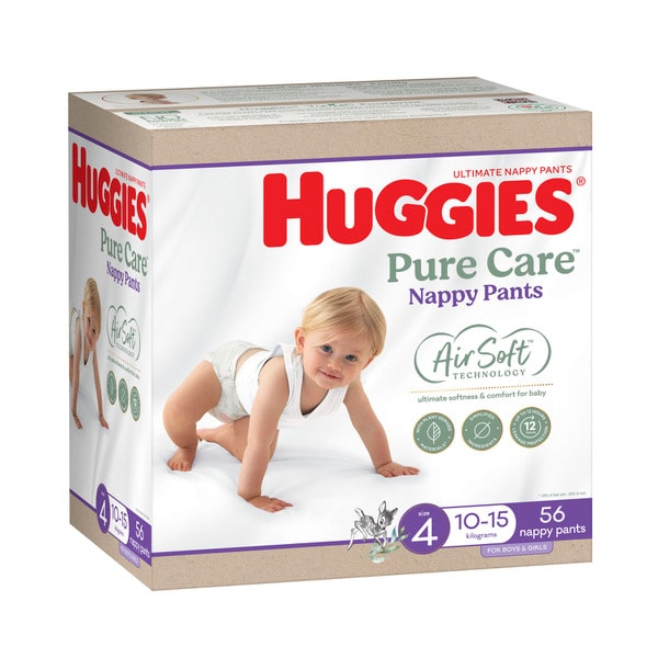 Huggies Ultimate Nappy Pants Size 4 (10-15kg) | 56 pack